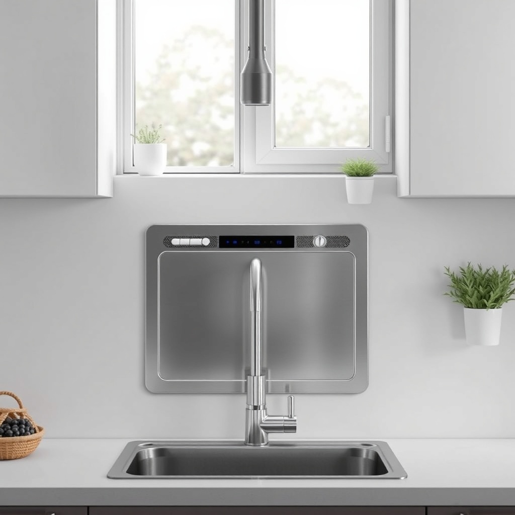 Arçelik 3140 S installed under a kitchen sink