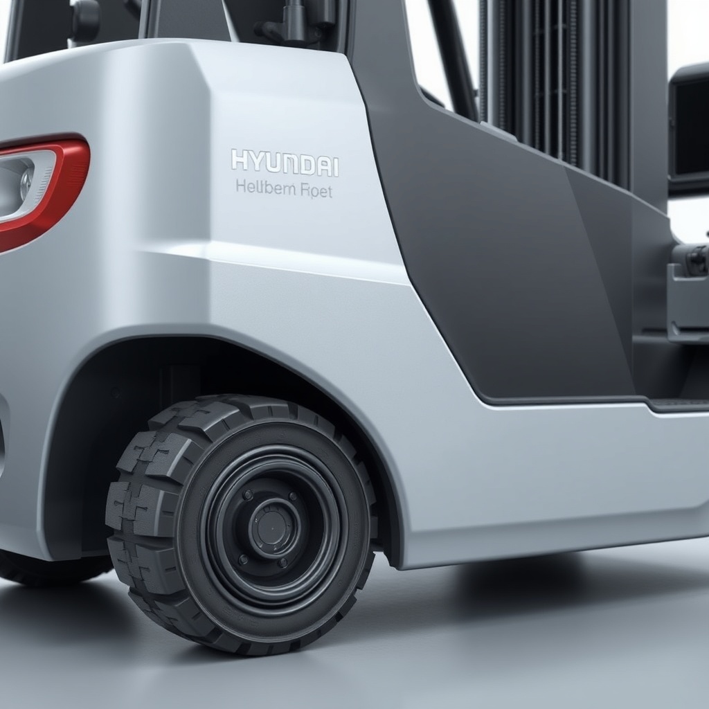 <clean photorealistic photo of Hyundai H-SRA09 with vibration dampening rubber feet