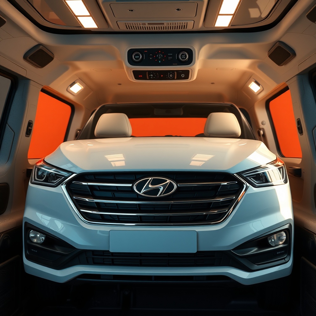 Hyundai H-SRA09 cihazının ön paneli